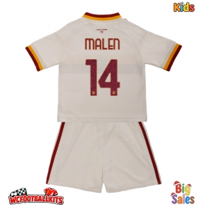 AS Roma Donyell Malen #14 Replica Away Stadium Kit for Kids 2026-27 Short Sleeve (+ pants)